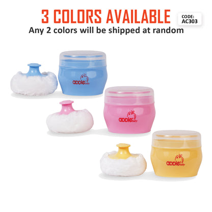 AC303 POWDER BOX_WITH PUFF (Pack of 2)