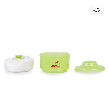 POWDER BOX WITH PUFF AC304  (Pack of 2)