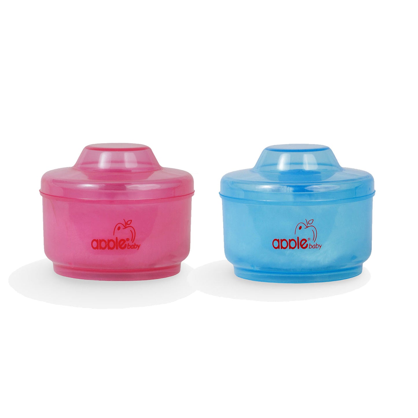 POWDER BOX WITH PUFF AC304  (Pack of 2)