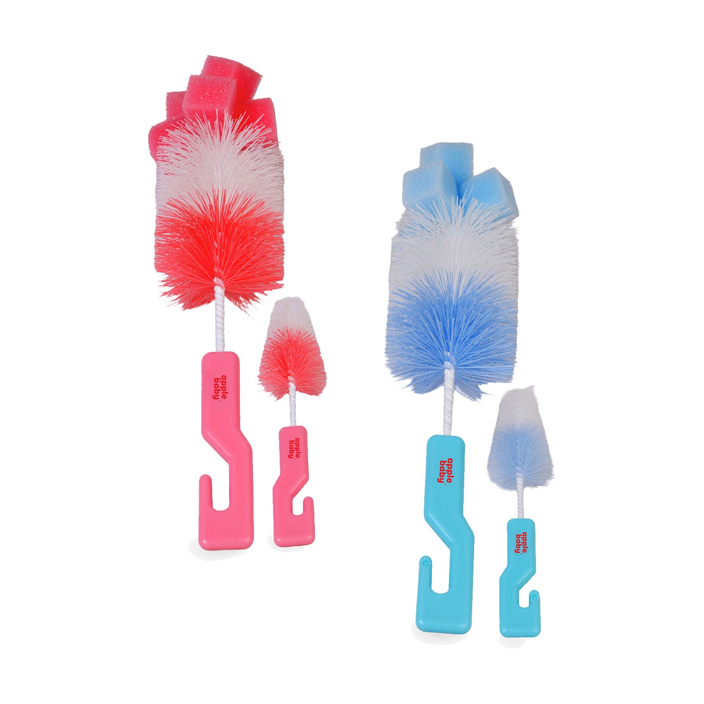 APPLE BABY BOTTLE BRUSH CLEANING BRUSH AC339  (Pack of 2)