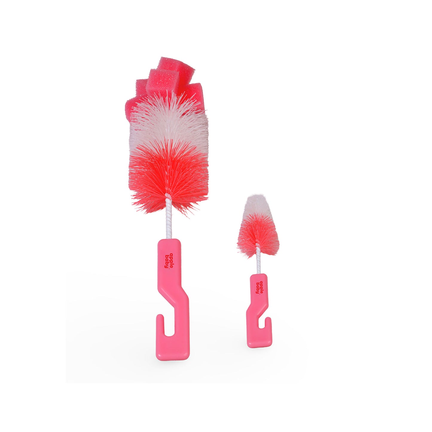APPLE BABY BOTTLE BRUSH CLEANING BRUSH AC339  (Pack of 2)