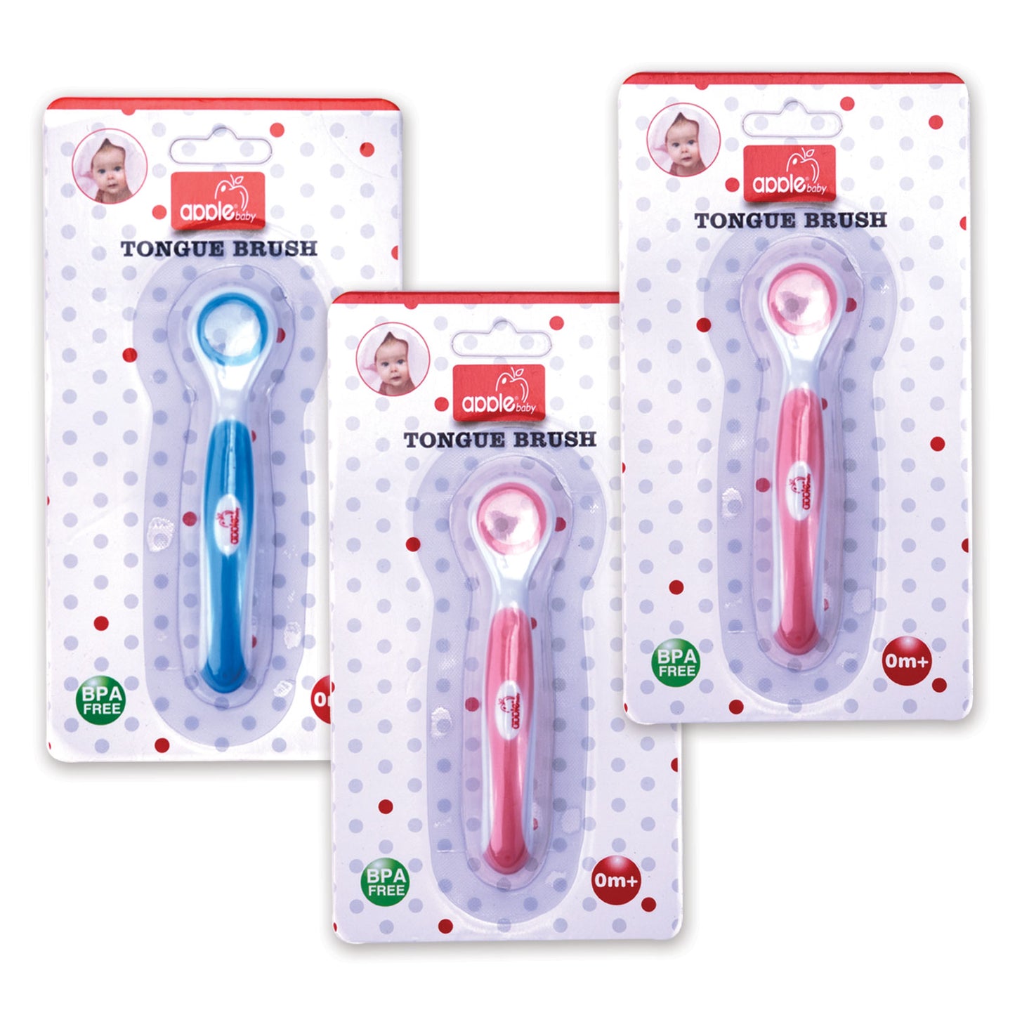 AC346 TONGUE BRUSH (Pack of 3)
