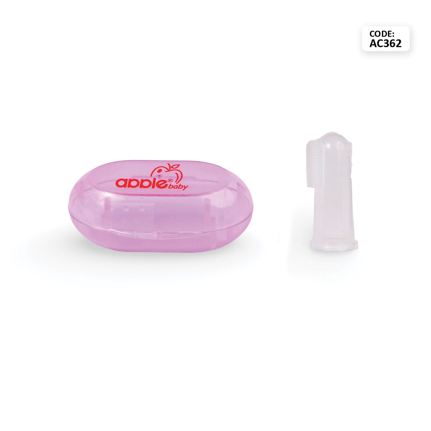 AC362 Finger Brush with carry case (Pack of 3)