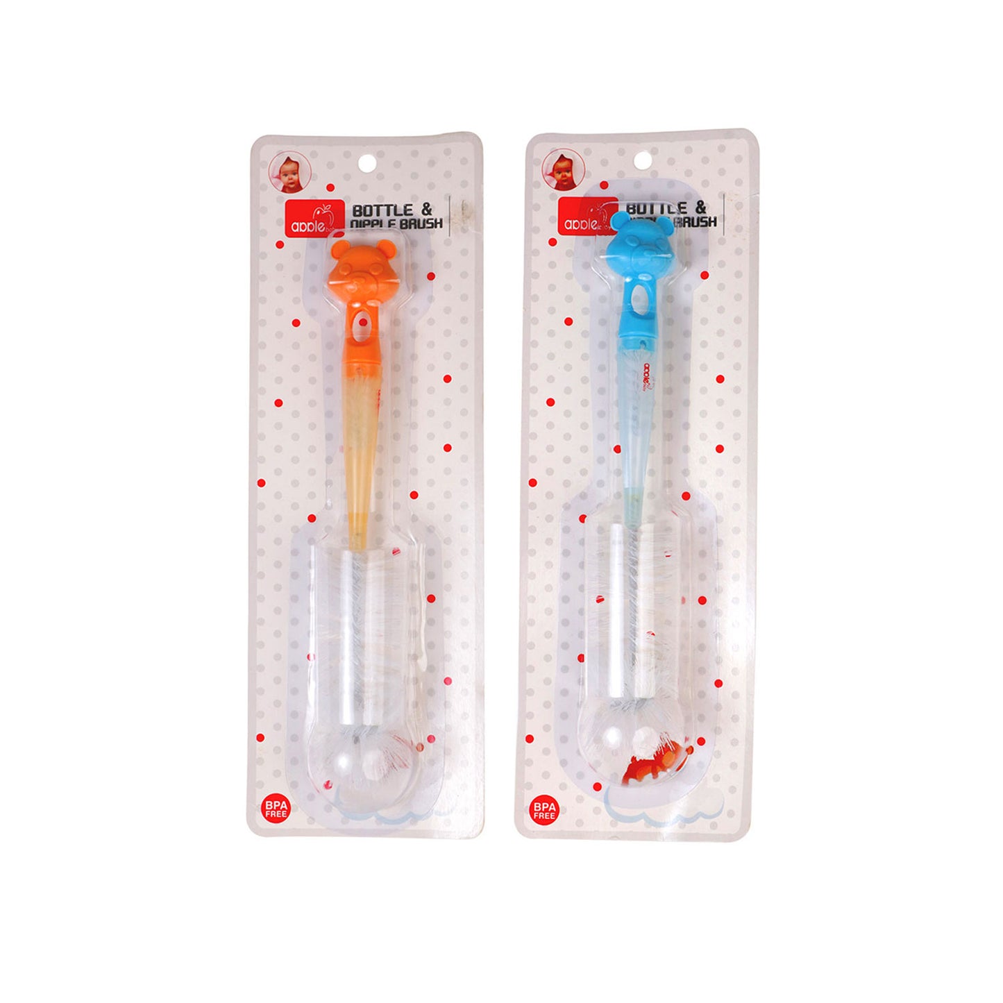 BOTTLE NIPPLE BRUSH AC371 (Pack of 2)