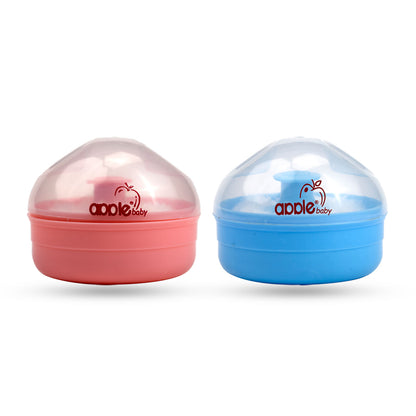 apple baby POWDER BOX WITH PUFF AC372 (Pack of 2)
