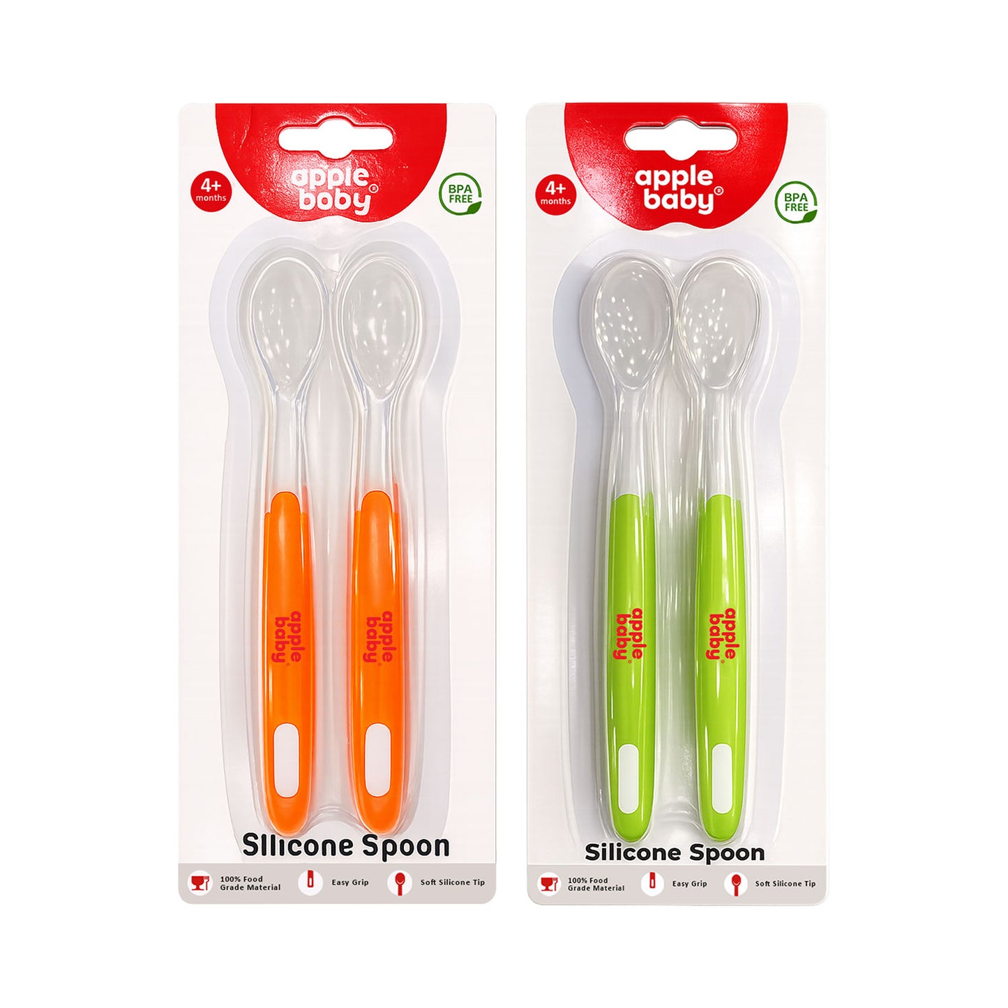 SILICONE SPOON AC374 (Pack of 2)