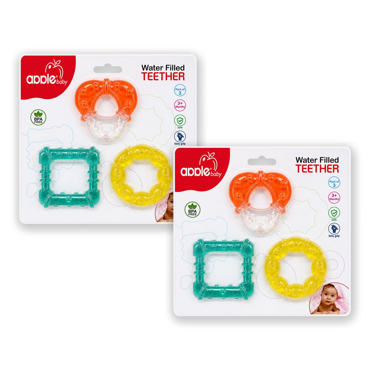 WATER FILLED TEETHER AC409 (Pack of 2)