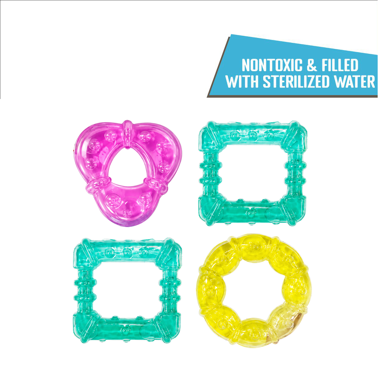 WATER FILLED TEETHER (Pack of 2) AC411