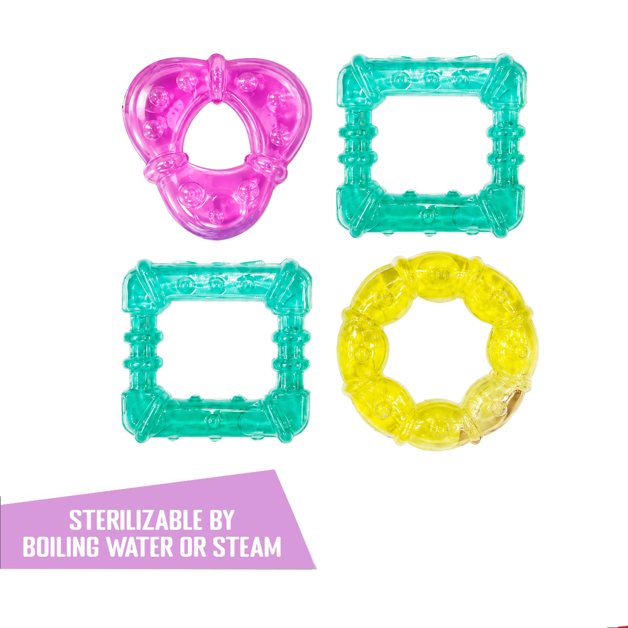 WATER FILLED TEETHER (Pack of 2) AC411