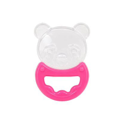 Apple Baby Bear Silicone Teether for Babies | BPA-Free Easy Grip Teething Toy (Pack of 3) AC412