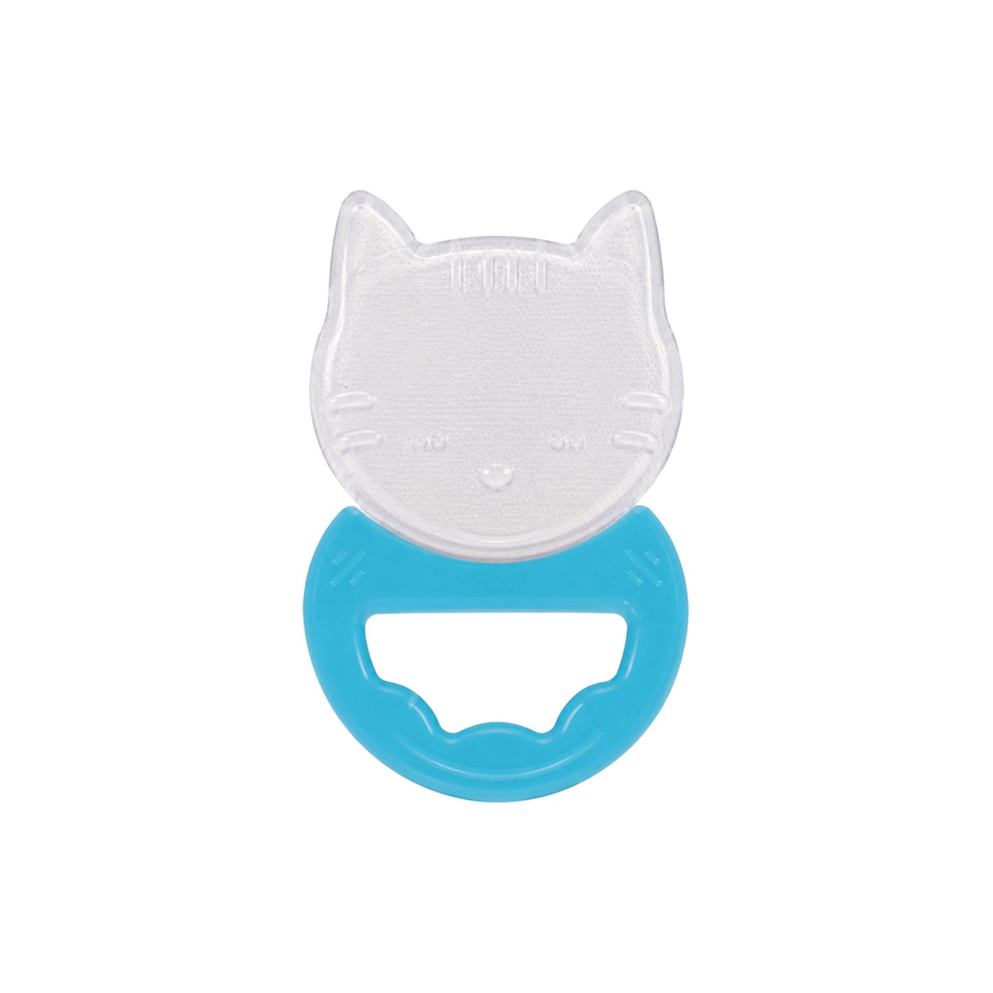 Apple Baby Cat Silicone Teether for Babies | BPA-Free Easy Grip Teething Toy (Pack of 3) AC413