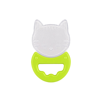 Apple Baby Cat Silicone Teether for Babies | BPA-Free Easy Grip Teething Toy (Pack of 3) AC413