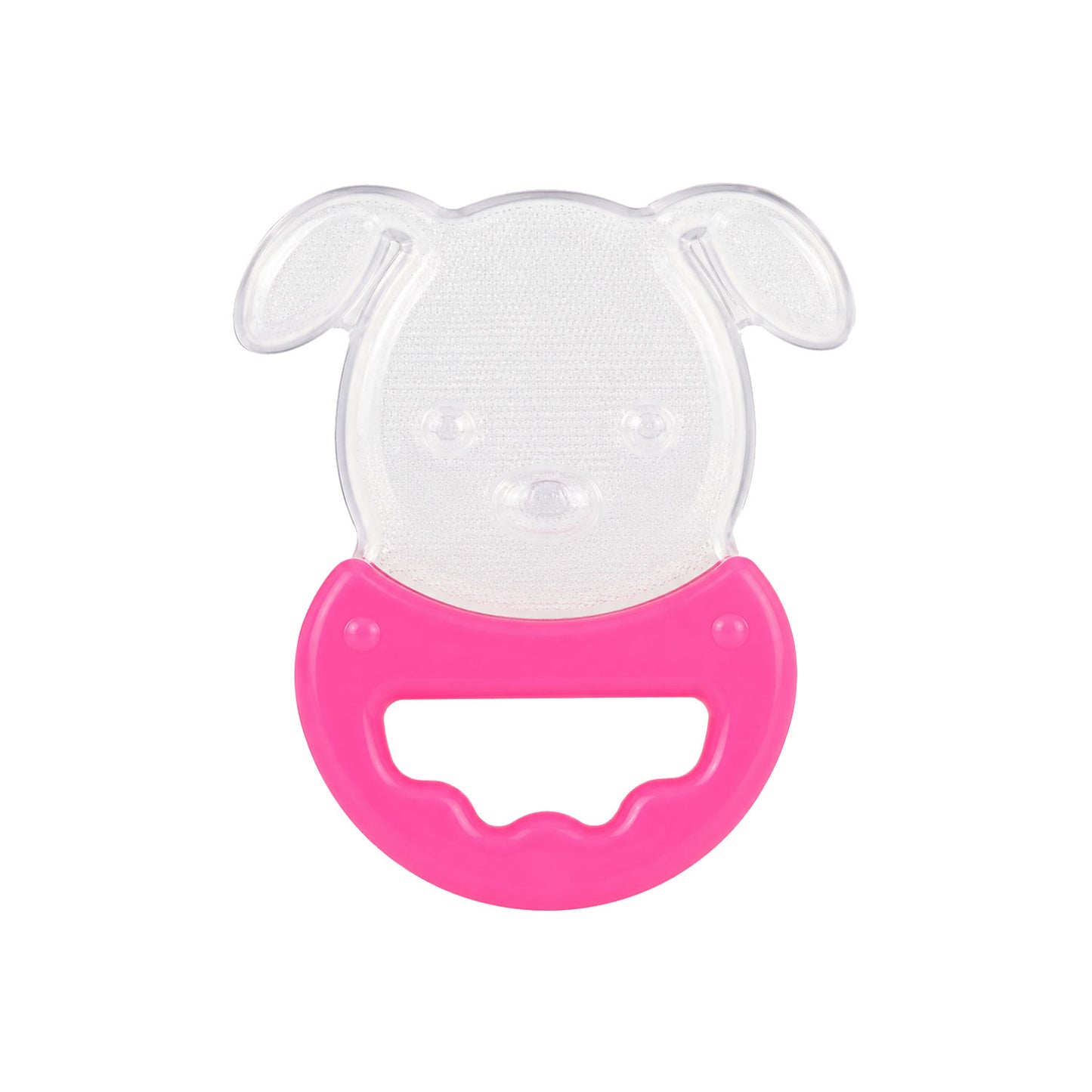 Apple Baby Puppy Silicone Teether for Babies 3+ Months | BPA Free Baby Teething Toy (Pack of 3) AC414