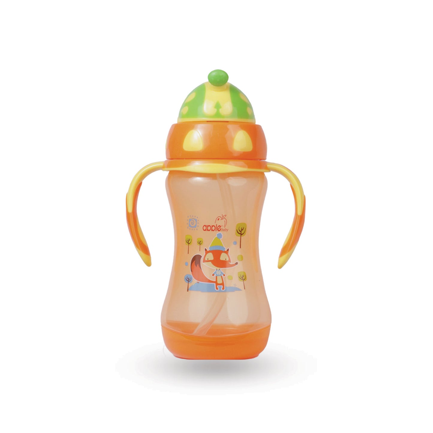 Apple Baby Straw Stipper 2 handled , 200ml AC430