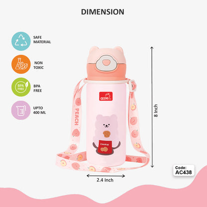 AC438 Vacuum Insulated Stainless Steel Sipper Bottle 400ML