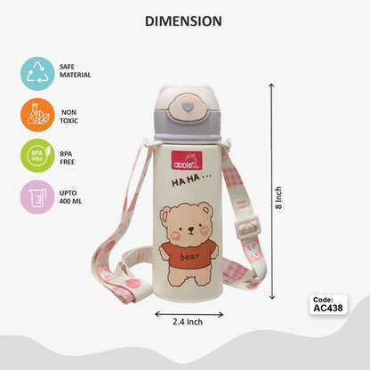 AC438 Vacuum Insulated Stainless Steel Sipper Bottle 400ML