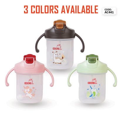 2 in 1 Straw & Spout Cup for Kids | Leak-Proof Training Cup AC441