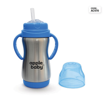 Stainless Steel Sipper Cup for Kids |  Drinking Cup with Handles 300ML AC470