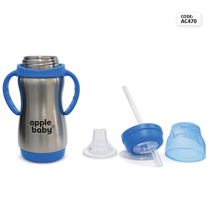 Stainless Steel Sipper Cup for Kids |  Drinking Cup with Handles 300ML AC470