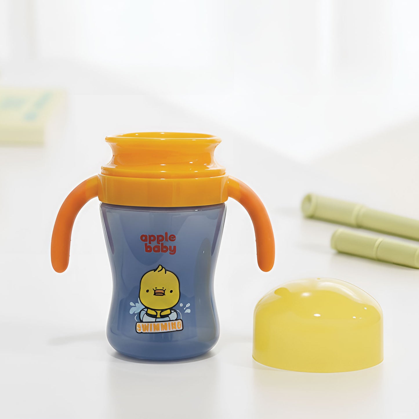 360° Spill-Proof Sipper Cup with Double Handles AC476