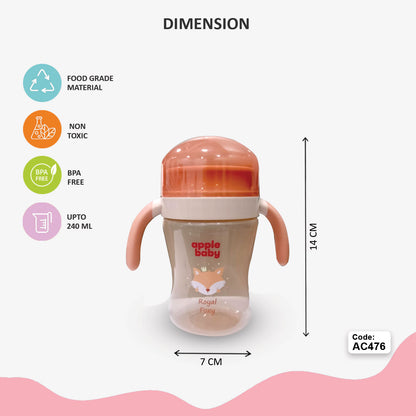 360° Spill-Proof Sipper Cup with Double Handles AC476