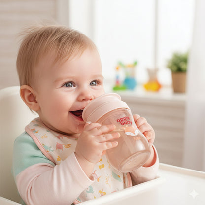 360° Spill-Proof Sipper Cup with Double Handles AC476