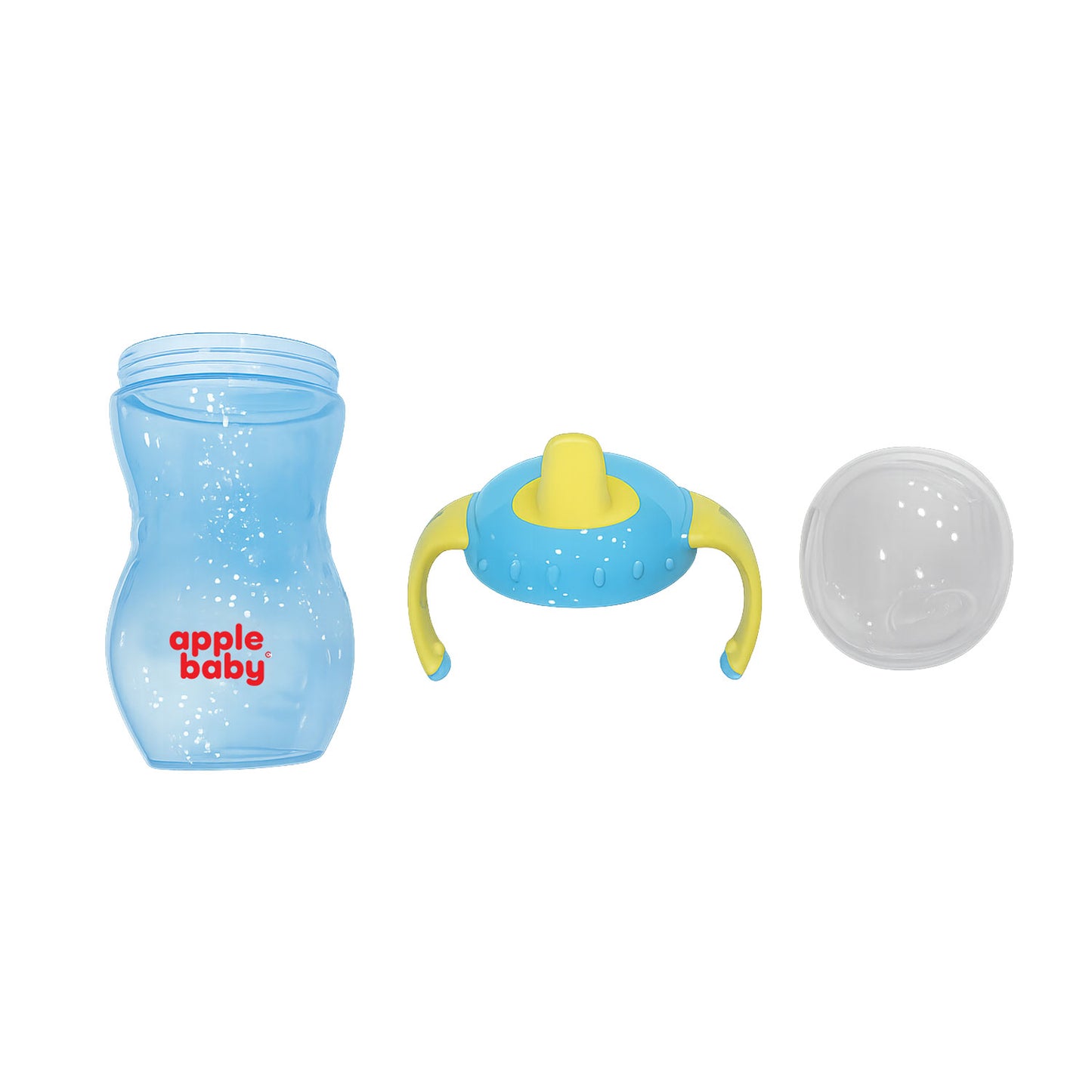 Apple Baby Hard Spout Sipper Cup for Babies & Toddlers | Leak-Proof Training Cup with Handles AC477 (Pack of 2))
