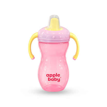 Apple Baby Hard Spout Sipper Cup for Babies & Toddlers | Leak-Proof Training Cup with Handles AC477 (Pack of 2))