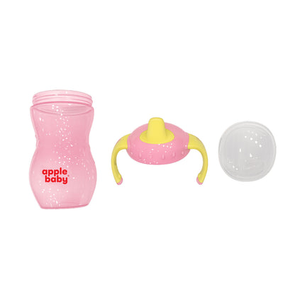 Apple Baby Hard Spout Sipper Cup for Babies & Toddlers | Leak-Proof Training Cup with Handles AC477 (Pack of 2))