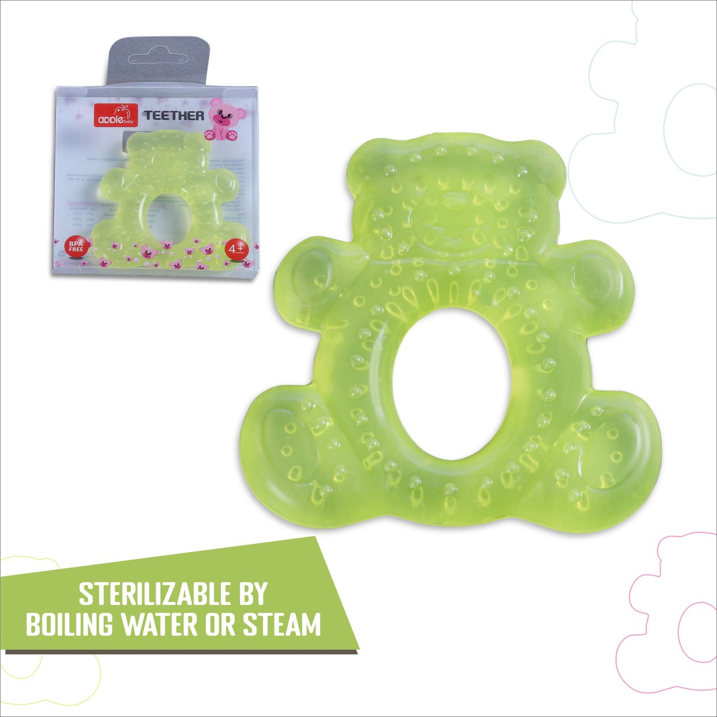 BEAR TEETHER_AC367 (Pack of 3)