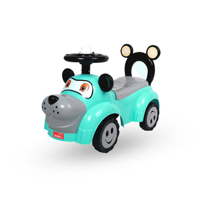 Apple Baby Toby Ride-On Push Car | Cartoon Dog Toddler Toy | Foot-to-Floor Walker with Smiley Wheels AR131
