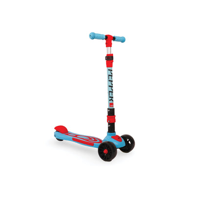 Apple Baby Pepper Magic Wheels Scooter | 3-Wheel Kick Scooter for Kids | Adjustable Height & Rear Brake | Ages 3-8 AR145