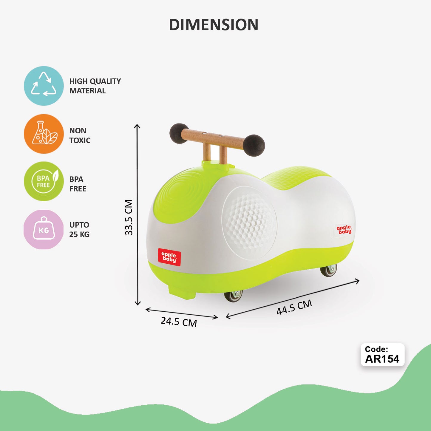 Zoomi Car | Safe & Durable Indoor Ride On for Kids AR154