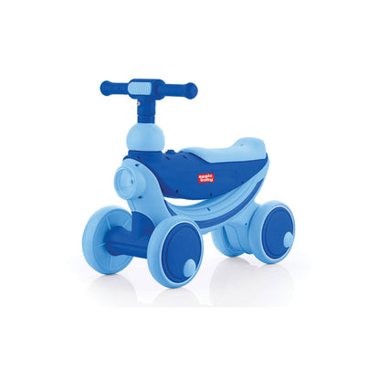 Apple Baby Royal Rider Balance Bike | 4-Wheel Ride-On Toy | First Push Bicycle for Toddlers | Ages 10M - 3YR AR155