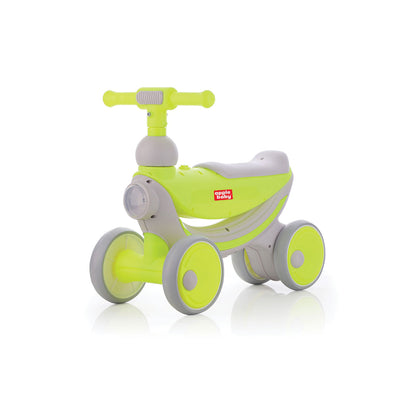 Apple Baby Royal Rider Balance Bike | 4-Wheel Ride-On Toy | First Push Bicycle for Toddlers | Ages 10M - 3YR AR155