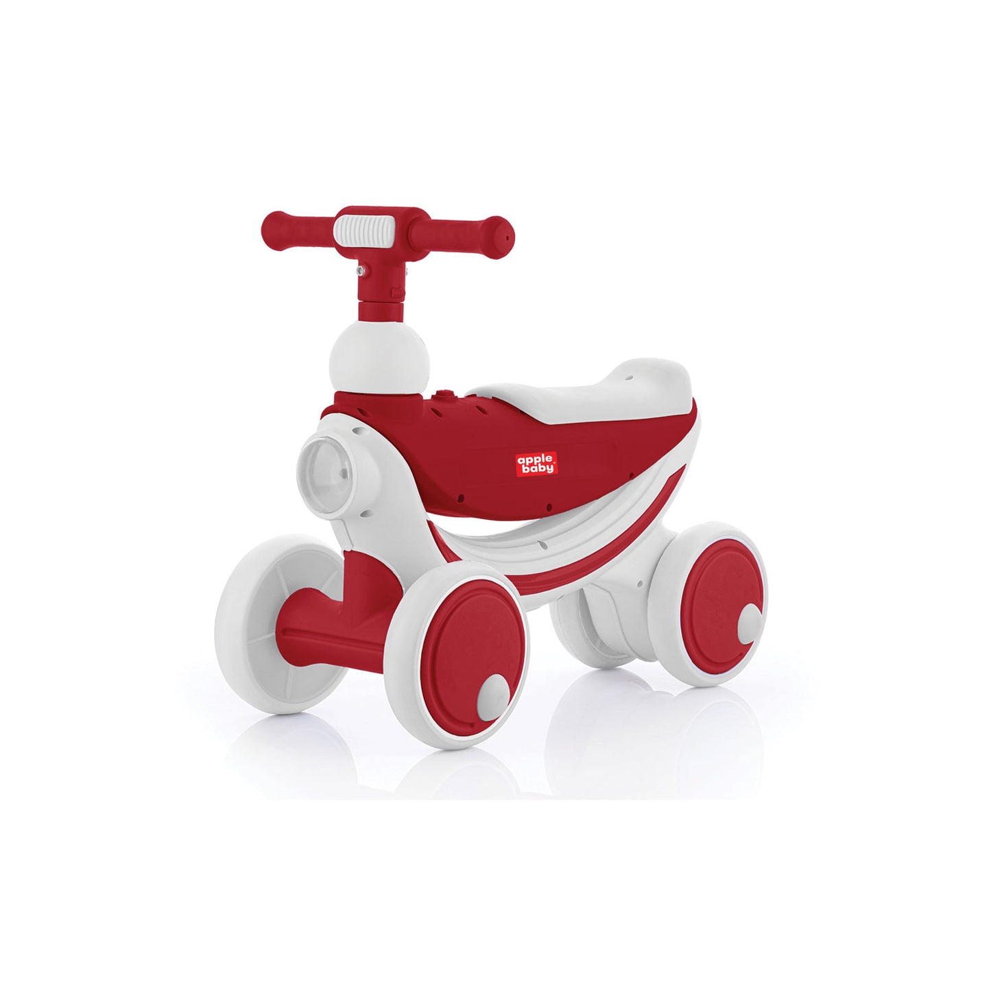 Apple Baby Royal Rider Balance Bike | 4-Wheel Ride-On Toy | First Push Bicycle for Toddlers | Ages 10M - 3YR AR155