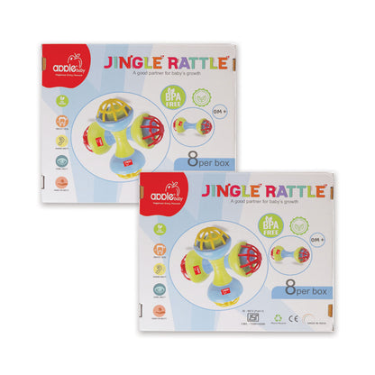 AT129 RATTLES JINGLE (8pcs) (Pack of 2)
