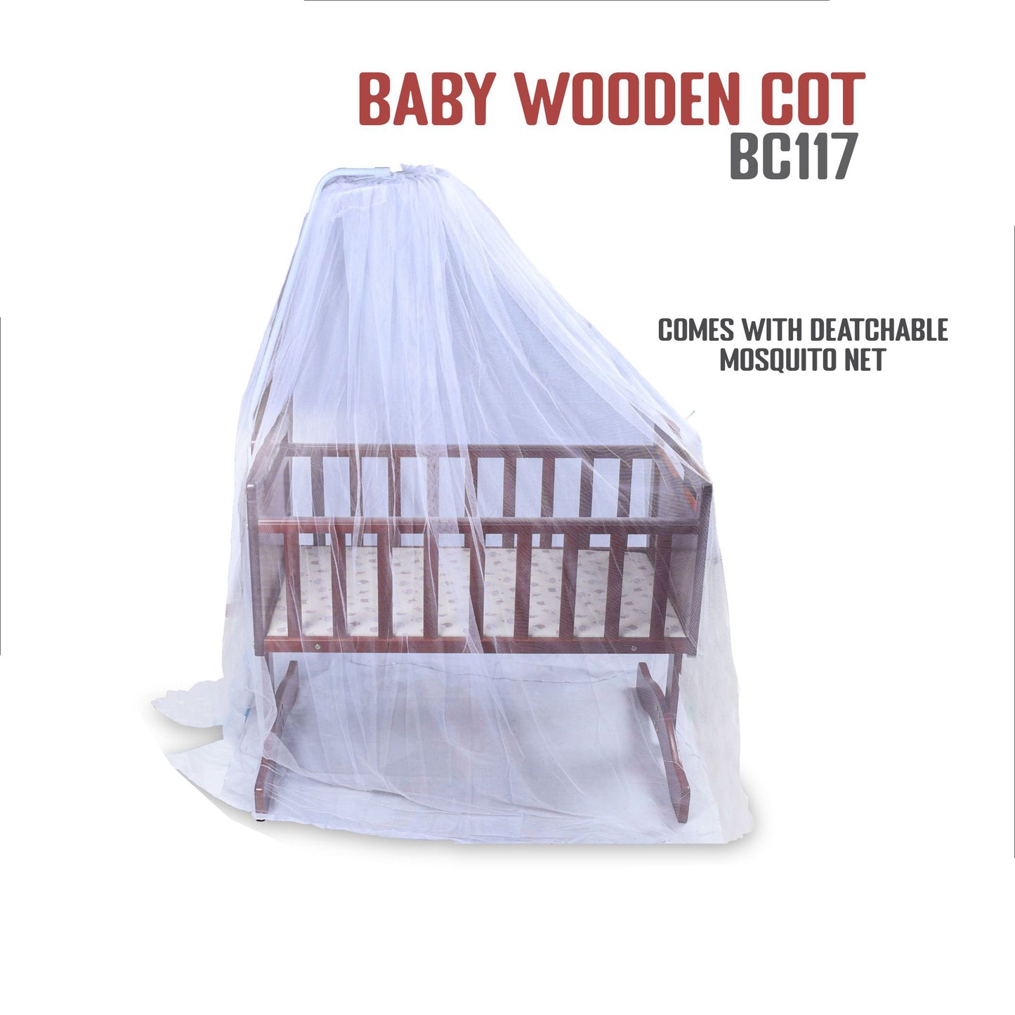 BC117 WOODEN CRADLE
