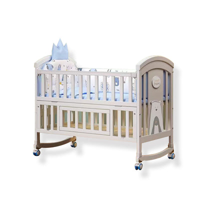 Little Straw Baby Wooden Cradle BC137