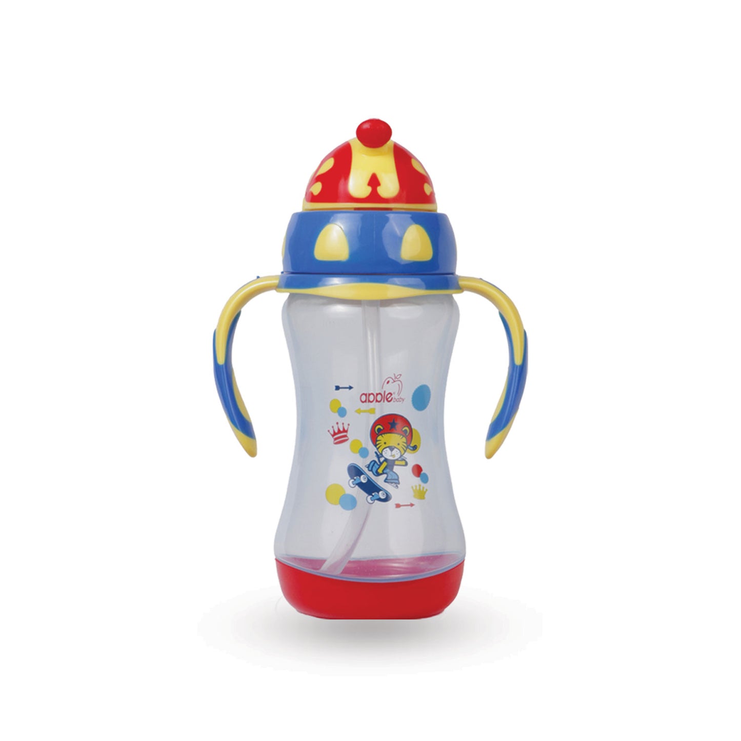 Apple Baby Straw Stipper 2 handled , 200ml AC430