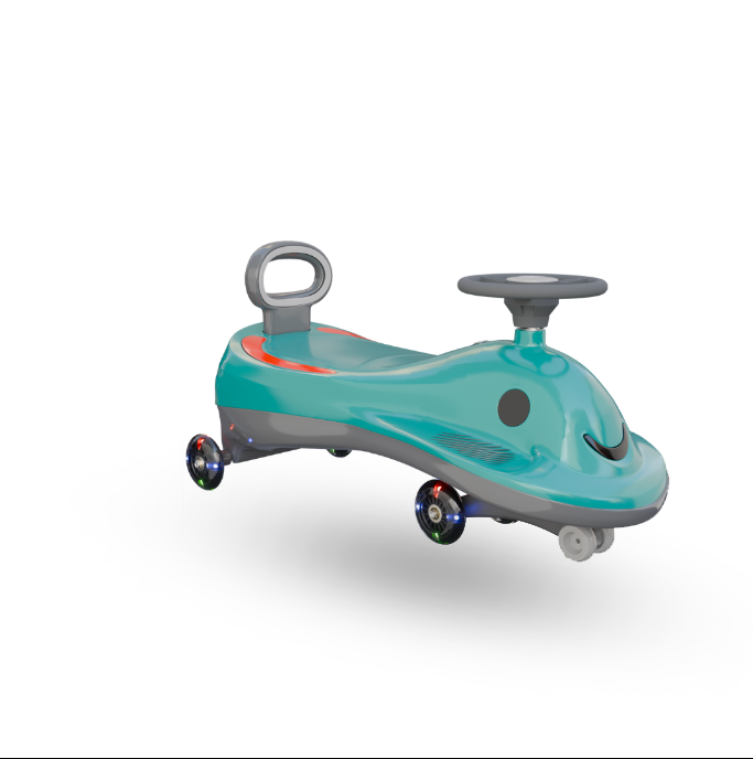 Apple Baby Berry Swing Car | Twist Ride-On Toy with LED Wheels | Musical Steering Wheel | Ages 2-5 BS131