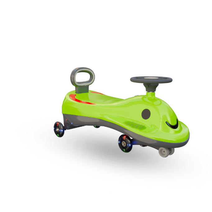Apple Baby Berry Swing Car | Twist Ride-On Toy with LED Wheels | Musical Steering Wheel | Ages 2-5 BS131