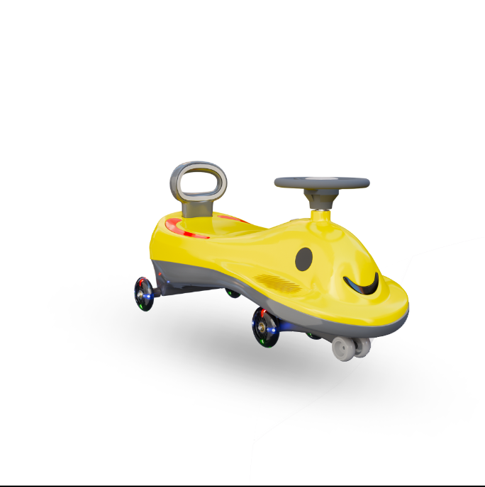 Apple Baby Berry Swing Car | Twist Ride-On Toy with LED Wheels | Musical Steering Wheel | Ages 2-5 BS131