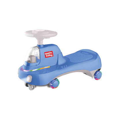 Apple Baby Spacey Scooter Twist Car | LED Light-Up Wheels & Astronaut Cockpit | Wiggle Ride-On Toy BS135