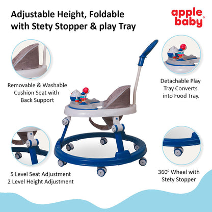 BW142 Adjustable Baby Walker with Music & Toys