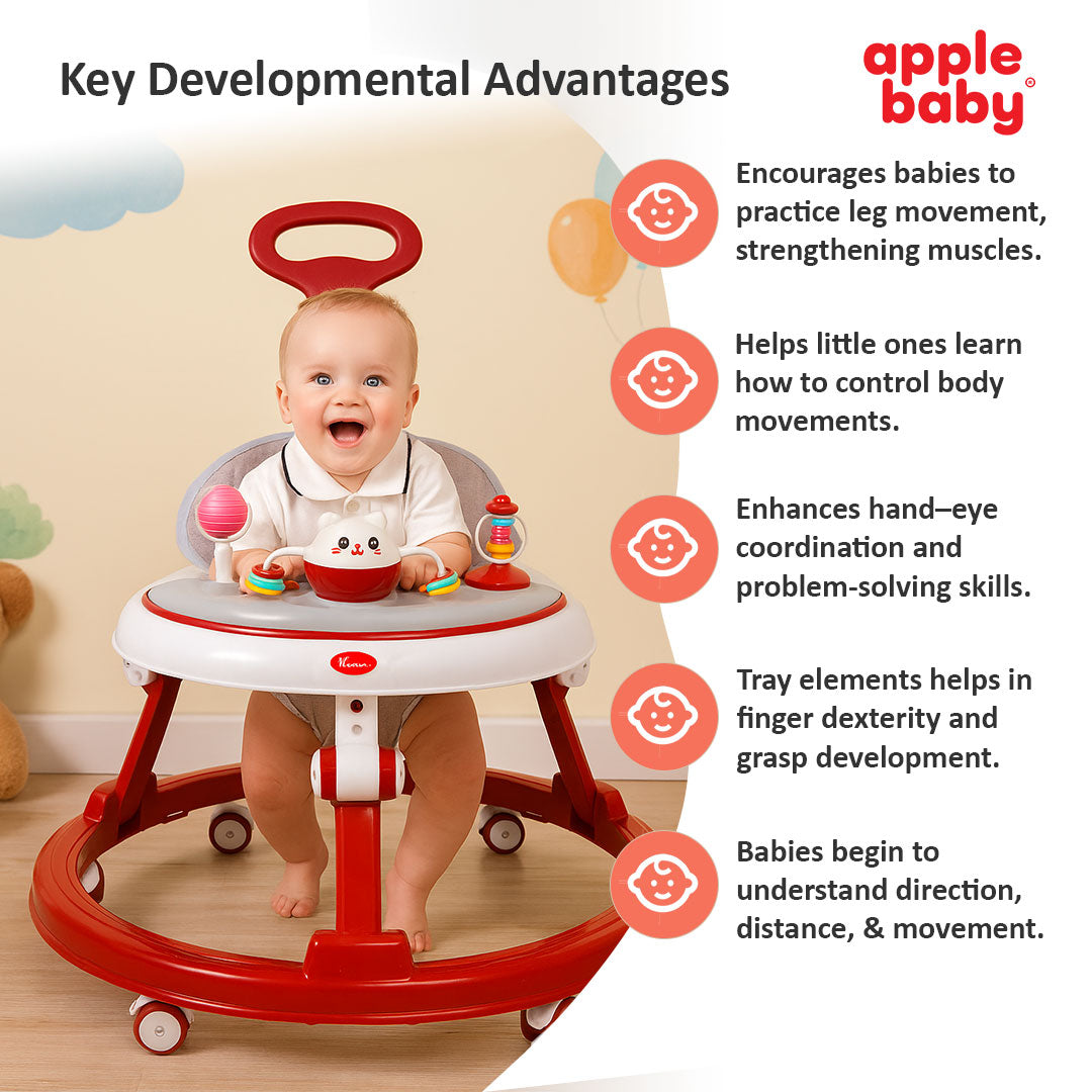 BW142 Adjustable Baby Walker with Music & Toys