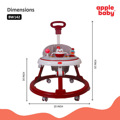 BW142 Adjustable Baby Walker with Music & Toys
