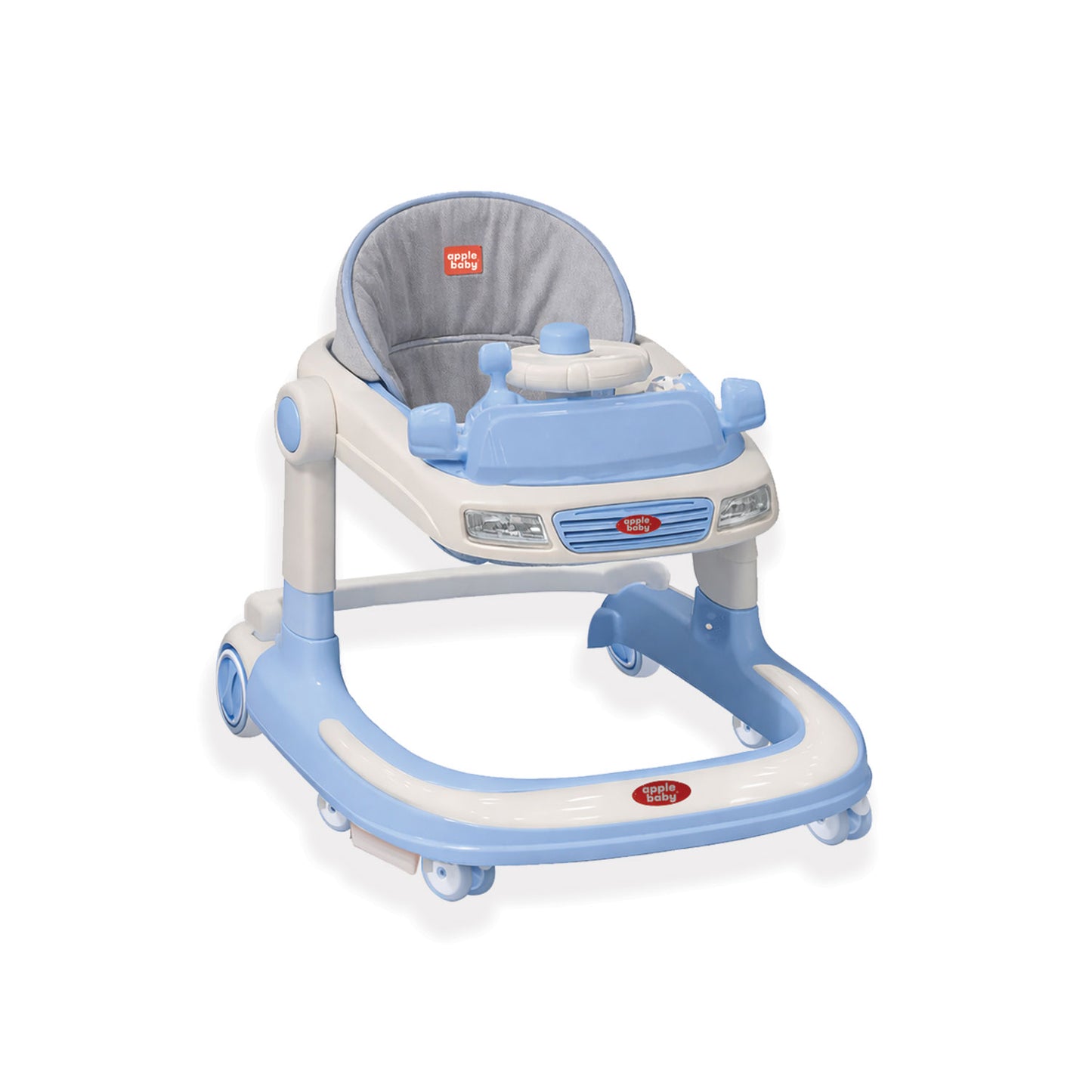 Apple Baby Walker with Music Tray & Comfortable Seat | Foldable Baby Activity Walker BW153