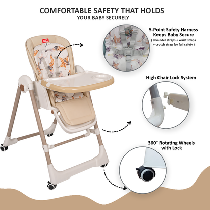 BC138 Multi-functional High-Chair Cum Swing