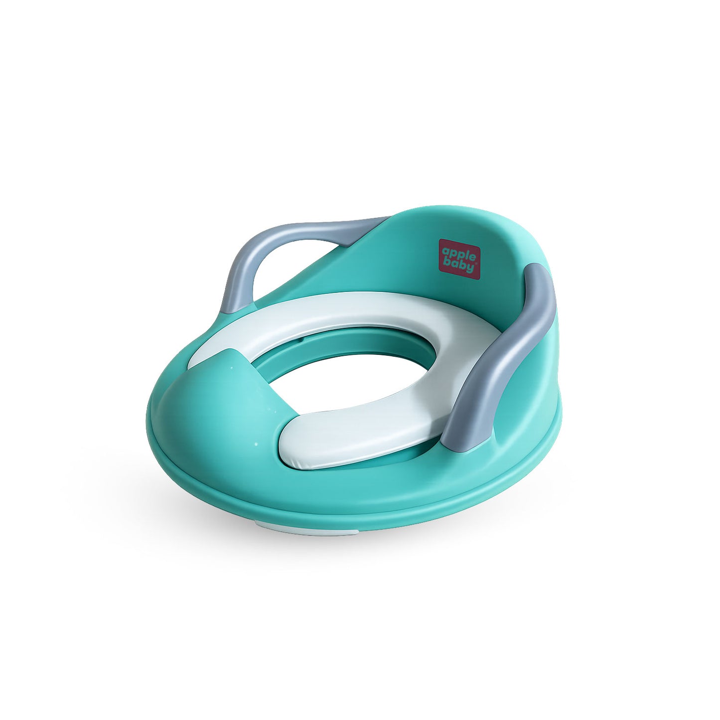 Apple Baby Kids Potty Training Seat with Handles for Western Toilet | Comfortable & Anti-Slip Baby Toilet Trainer PS1067